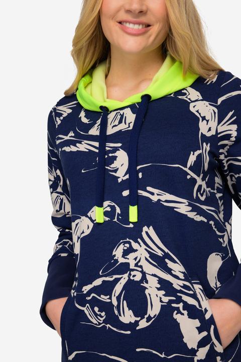 Produktbild Laurasøn Sweatkleid, allover Print, Langarm (XL)