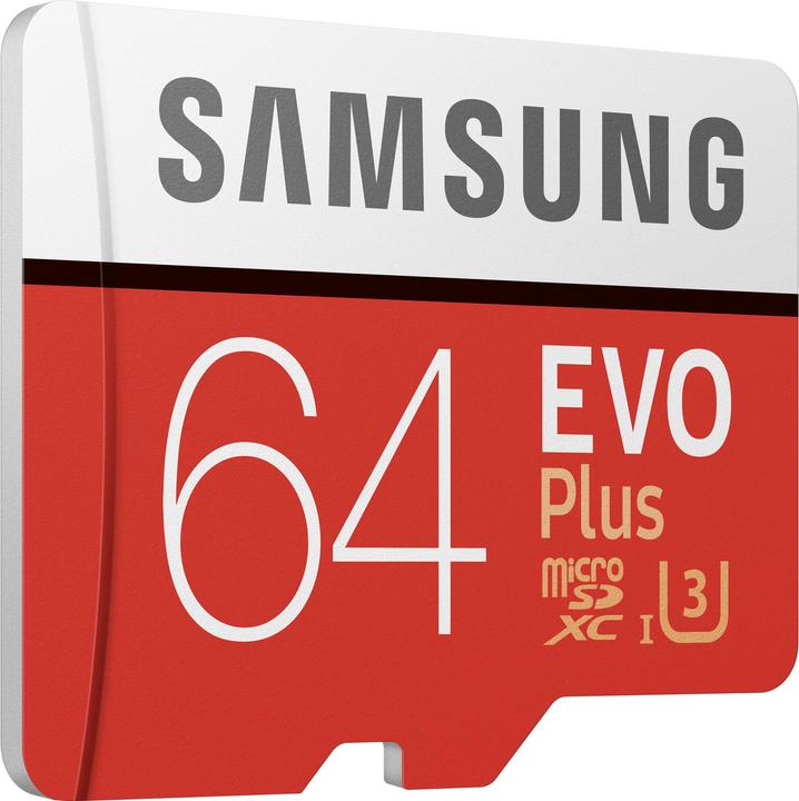 Produktbild Samsung Evo+ microSD UHS-I (64 GB, microSDXC, U3, UHS-I)