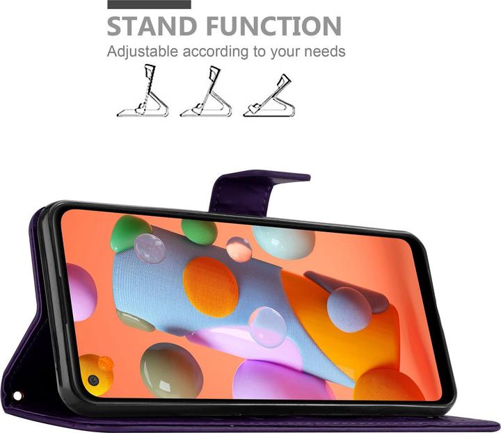 Actual product image Cadorabo Flower Book Cover (Samsung Galaxy A11, Samsung Galaxy M11)