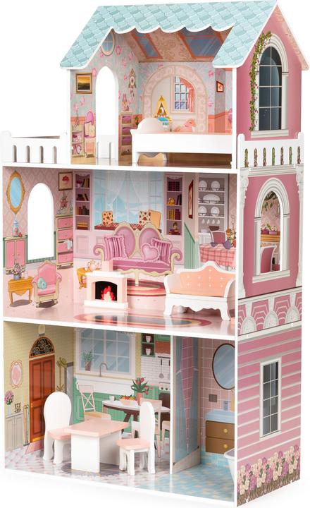 Actual product image EcoToys Toy Wden Barbie Doll House S8112