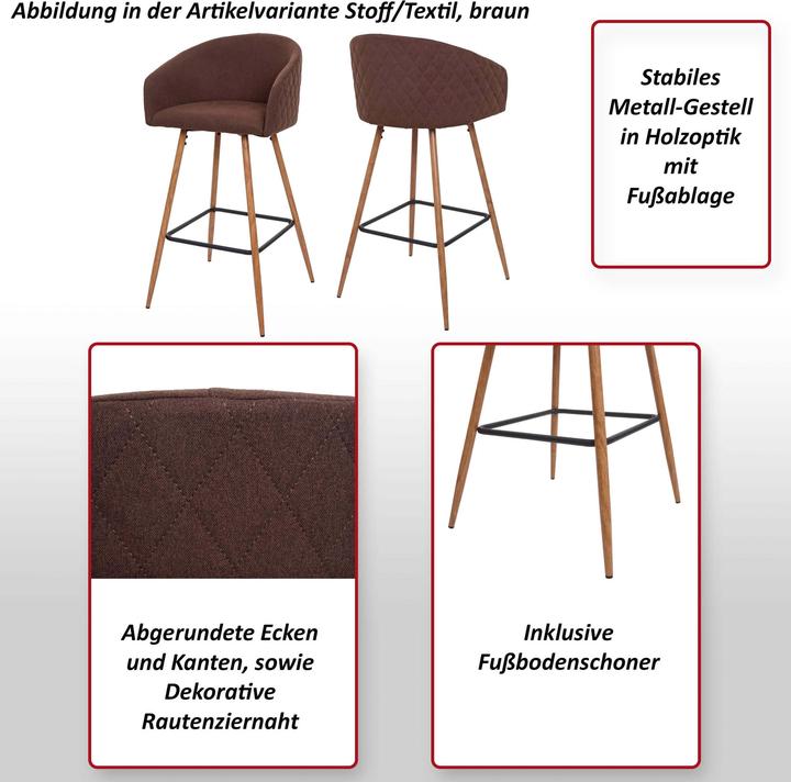 Actual product image Swisshandel24 Counter stool