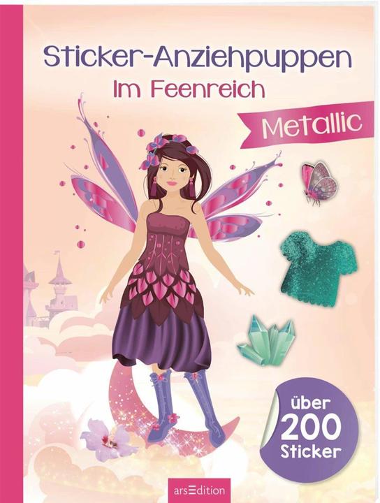 Produktbild Sticker-Anziehpuppen Metallic – Im Feenreich