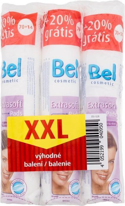 Actual product image Bel Cosmetic Bel Set Of Round Makeup Remover Pads Cosmetic 3 X 84 Pieces