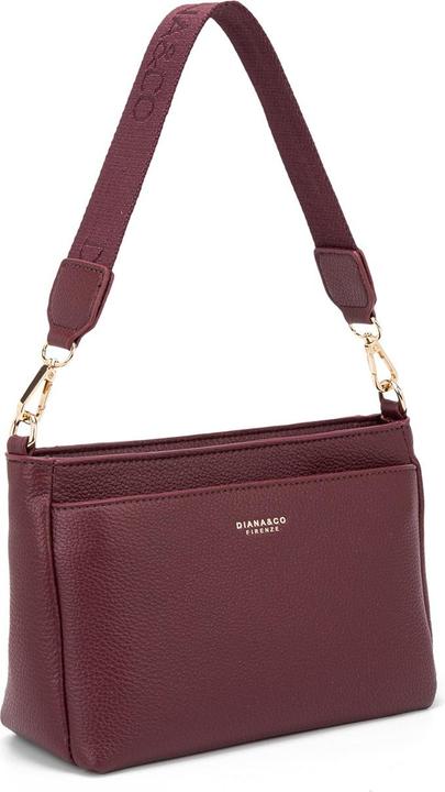 Immagine prodotto Diana & Co **Damen Schultertasche - Modell Edera Nova - Vegan Pu Leder** - 24.0 X 17.0 X 8.0 Cm