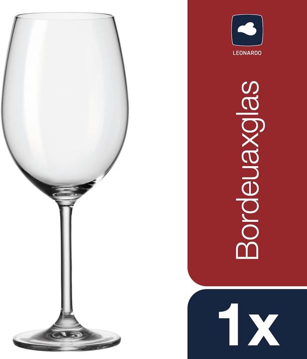 Image du produit Leonardo Quotidiennement (64 cl, 6 Verres, Verres à vin rouge)