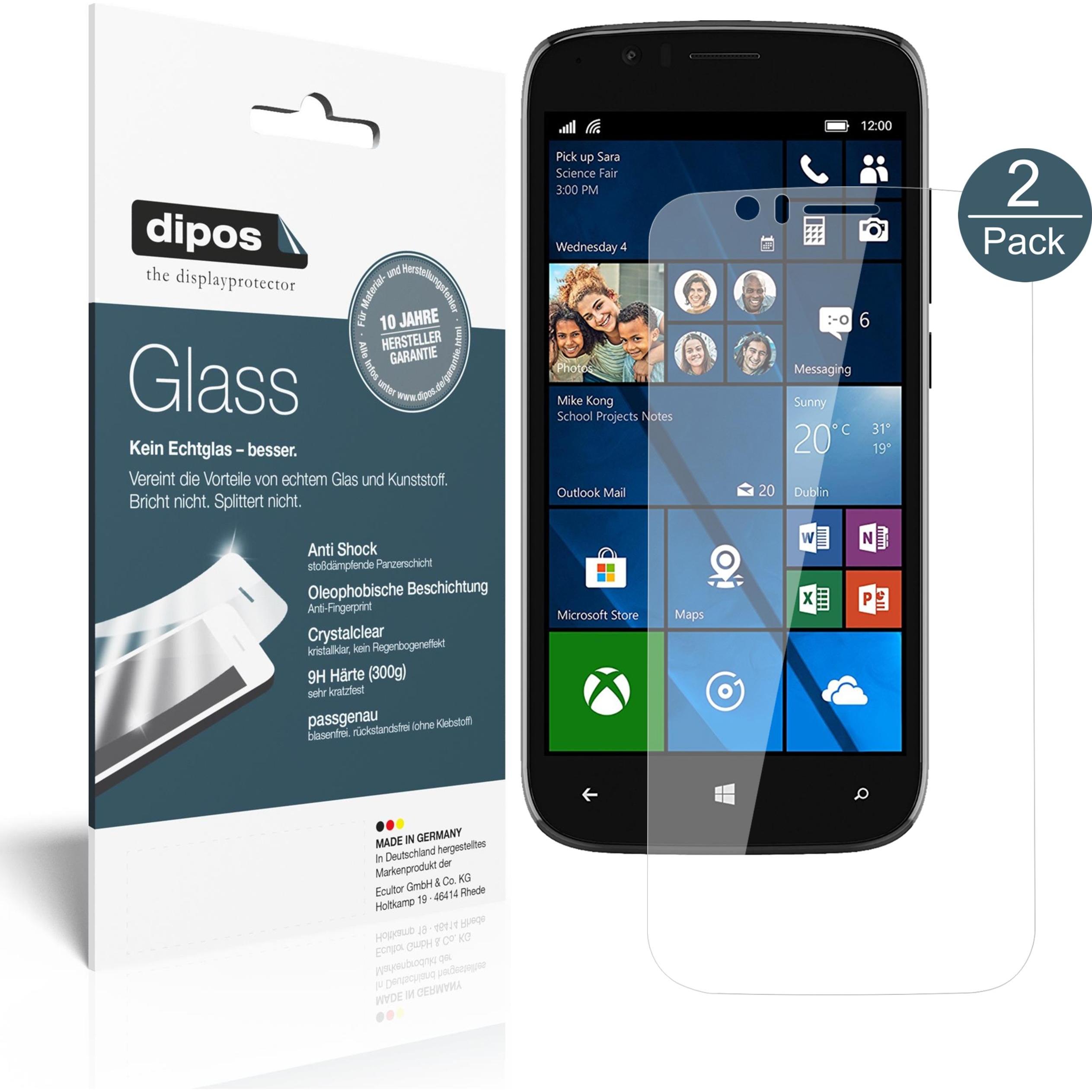 Dipos Displayschutz Anti-Shock (1 Stück, Wileyfox Pro), Smartphone Schutzfolie, Transparent