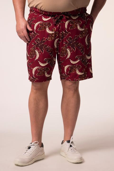 Actual product image Men+ Viskose-Bermuda, Alloverprint, Elastikbund (7XL)