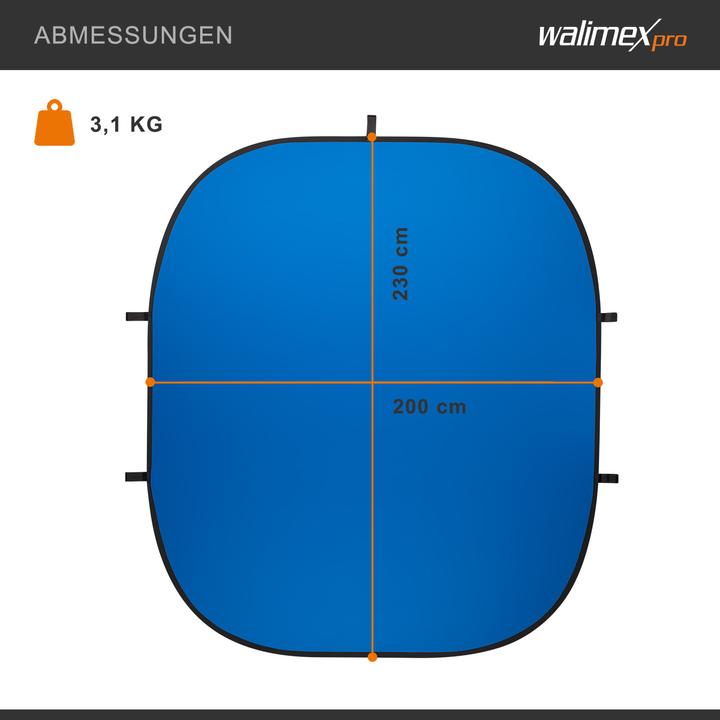 Produktbild Walimex Falthintergrund (200 cm, 230 cm)