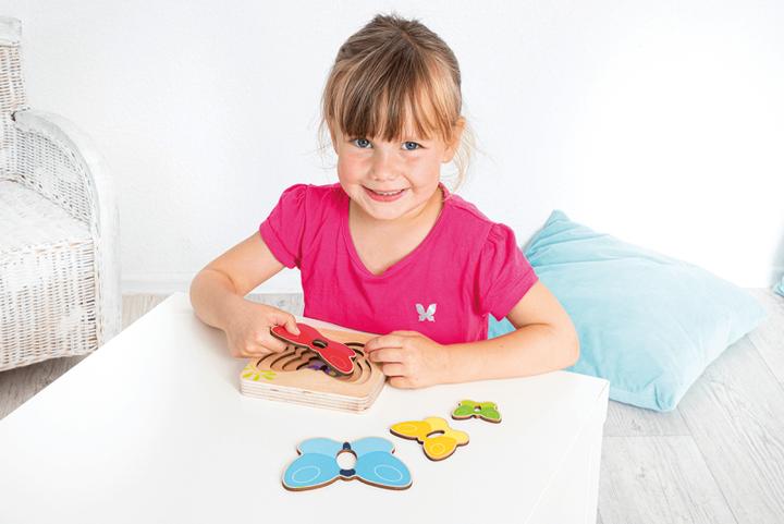 Produktbild Beleduc Lagen-Puzzle Kleiner Schmetterling (4 Teile)