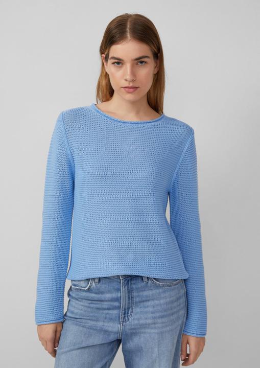 Produktbild s.Oliver Strickpullover Leichter Strickpullover in Ripp-Optik (46)