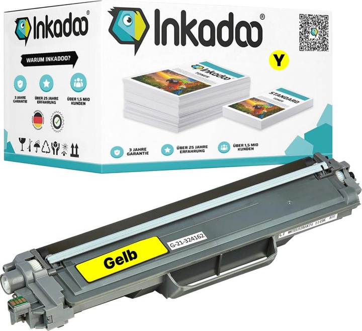 Image du produit Inkadoo Kompatibel Toner für Brother MFC-L 3770 CDW (Y)
