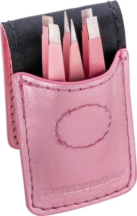 Produktbild Tweezerman Micro Mini Pinzetten Set Pink