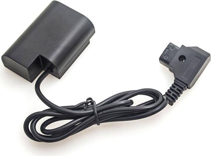Produktbild Caruba Panasonic DMW DCC12 Volldecodierung Dummy Batterie + D TAP B Type Port (gerades Kabel) (Kamera Akku)