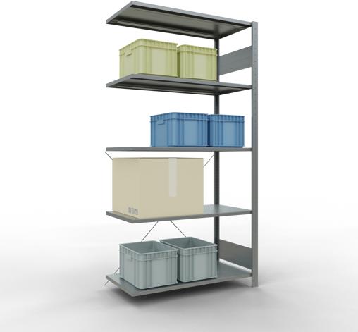 Actual product image Schulte Lagertechnik MULTIplus85 boltless bay system with cross brace