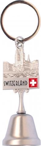 Actual product image Keychain Bell silver