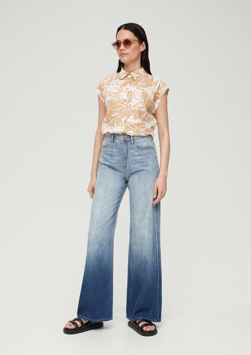 Produktbild s.Oliver Bluse Blusenshirt mit Alloverprint (38)