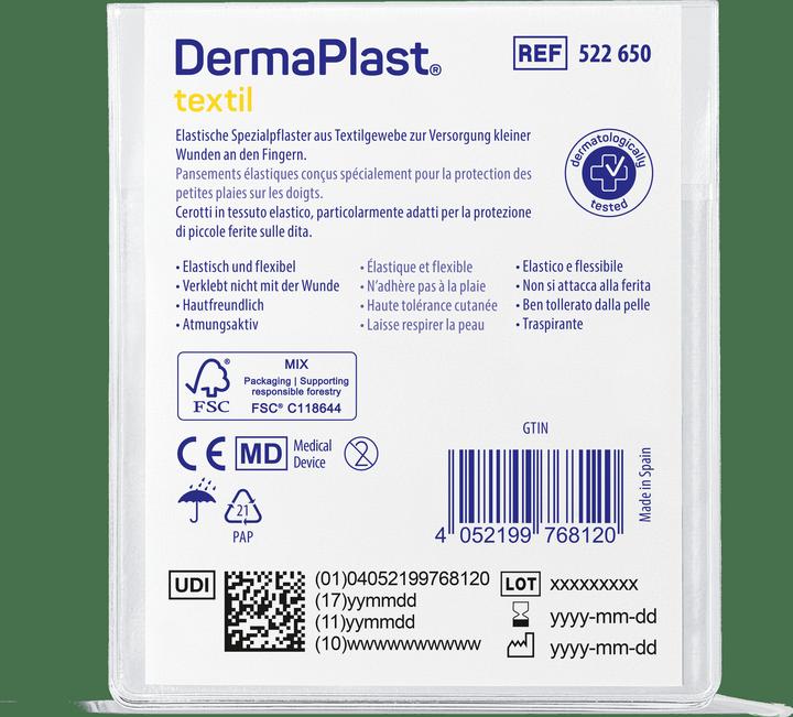 Actual product image DermaPlast Textile plaster (12 x)