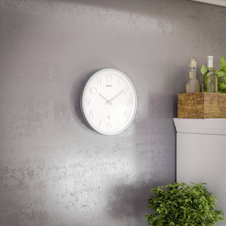Produktbild Mebus Funkwanduhr (25 cm)