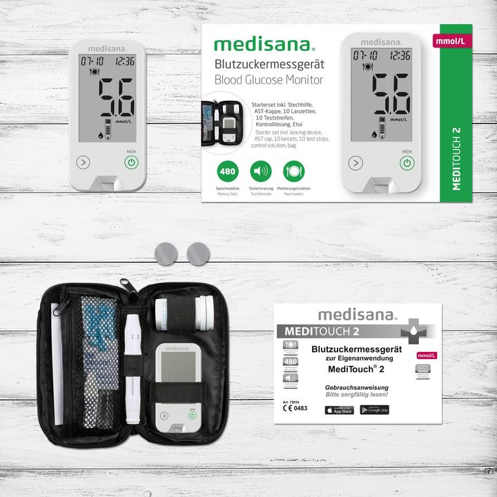 Produktbild Medisana MediTouch 2 mg/dL (Blutzuckermessgerät)