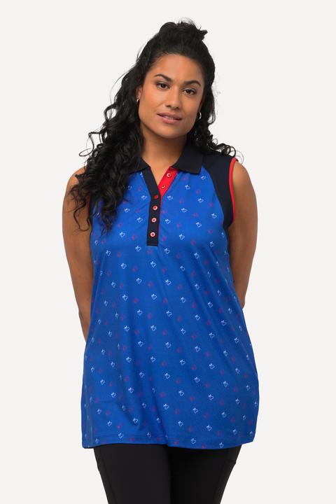 Actual product image Ulla Popken QuickDry Polo Collar Stretch Tank (42, 44)