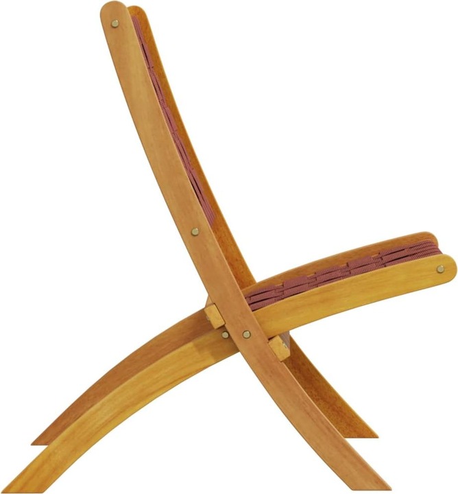 Produktbild VidaXL Gartenstühle 2 Stk. Klappbar Akazie & Stoff
