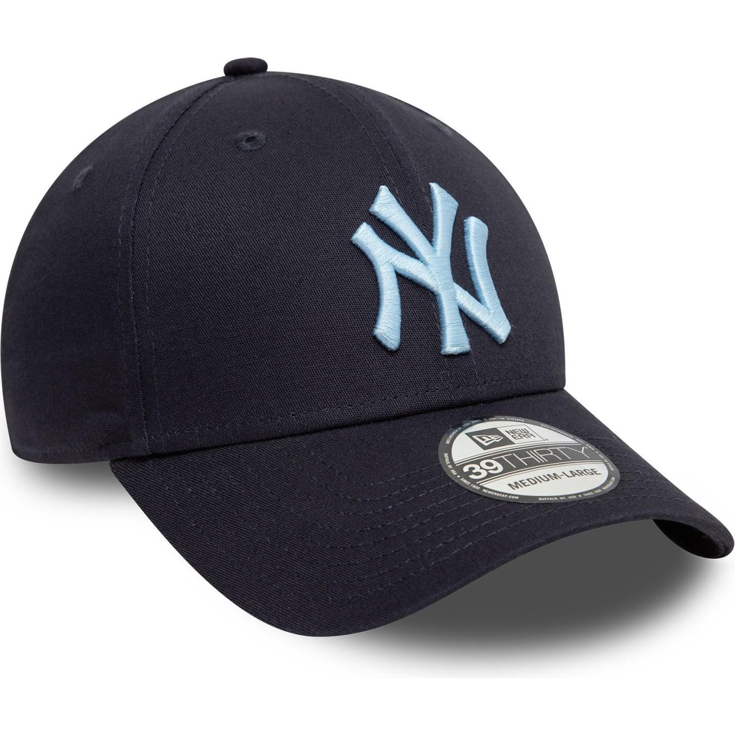 New Era, Herren, Cap, 39Thirty Stretch Cap - New York Yankees navy - XS/S, Blau, (XS)