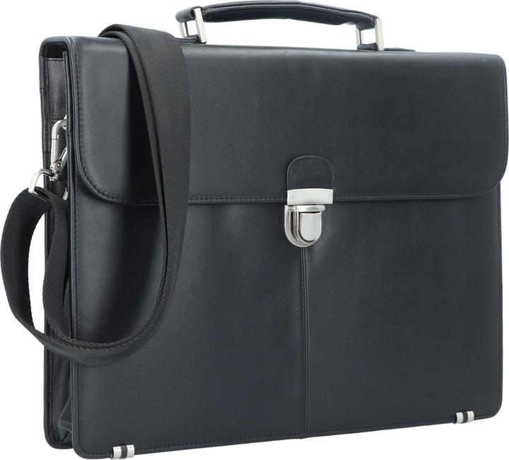 Produktbild Esquire Oxford Aktentasche Leder 40 cm Laptopfach (15", Universal)