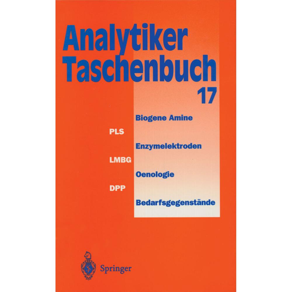 Analytiker-Taschenbuch, Fachbücher von Klaus Danzer, Walter Huber, Georg Schwedt, Rudolf Galensa, A. M. Bahadir, Michael...