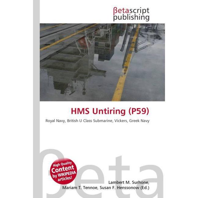 HMS Untiring (P59), Fachbücher