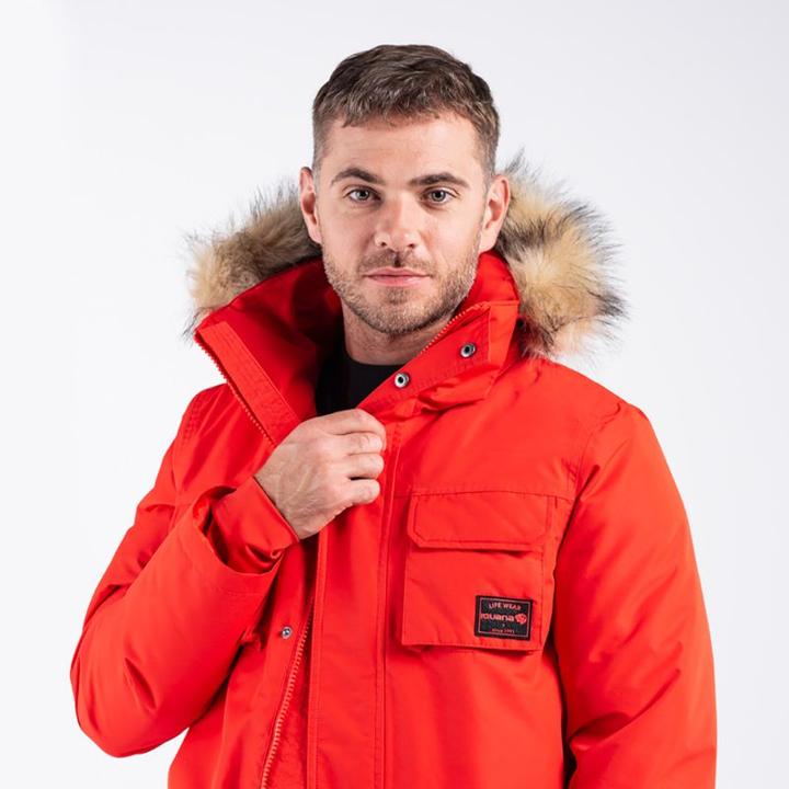 Actual product image Iguana padded jacket TAAVO CHERRY TOMATOES M (M)