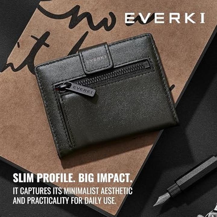 Actual product image Everki RFID Blocking Slim Bifold Wallet