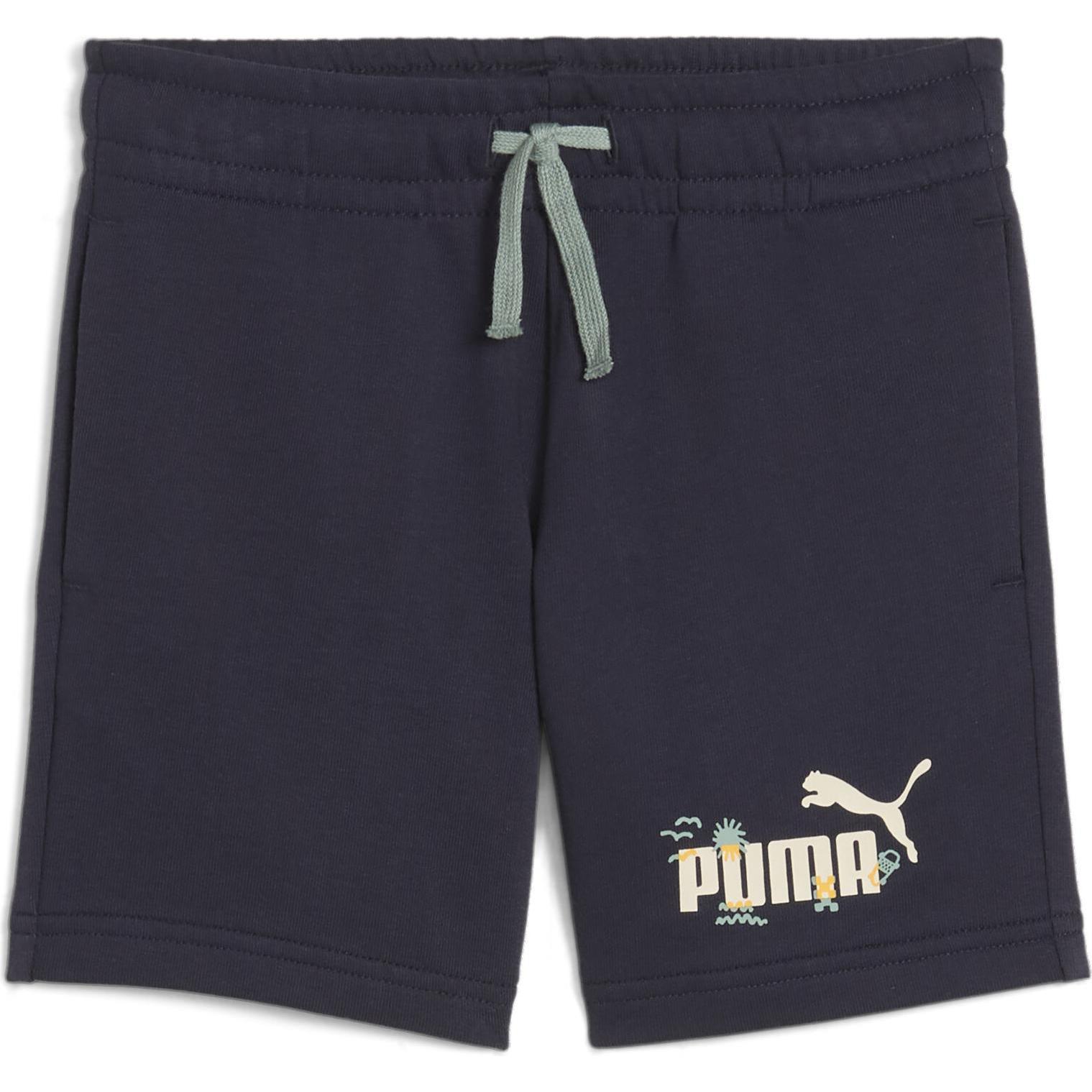 Puma, Jungen, Sporthose, SANDY ADVENTURES Shorts TR PS (110), Blau, 110