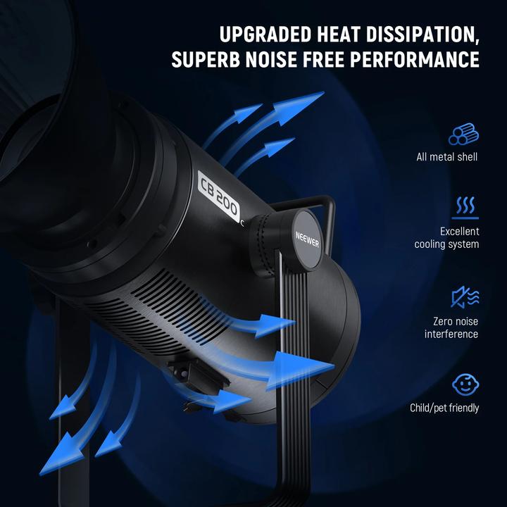 Immagine prodotto Neewer CB200C RGB LED Video Light (Videocamera)