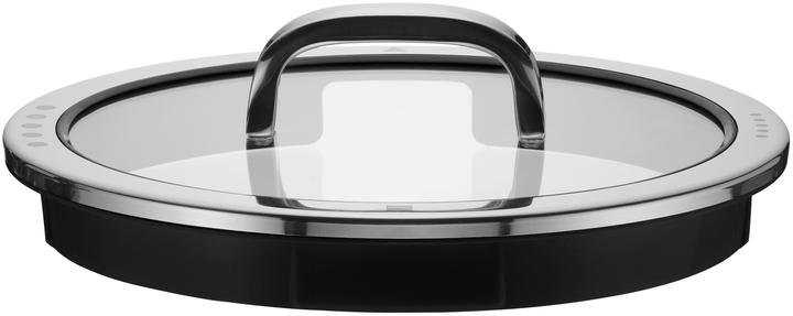 Actual product image WMF Topfset Induktion Kochtopfset 5tlg Glasdeckel Function4 Edelstahl 18/10 (16 cm, Pan set + pot set, Stainless steel)