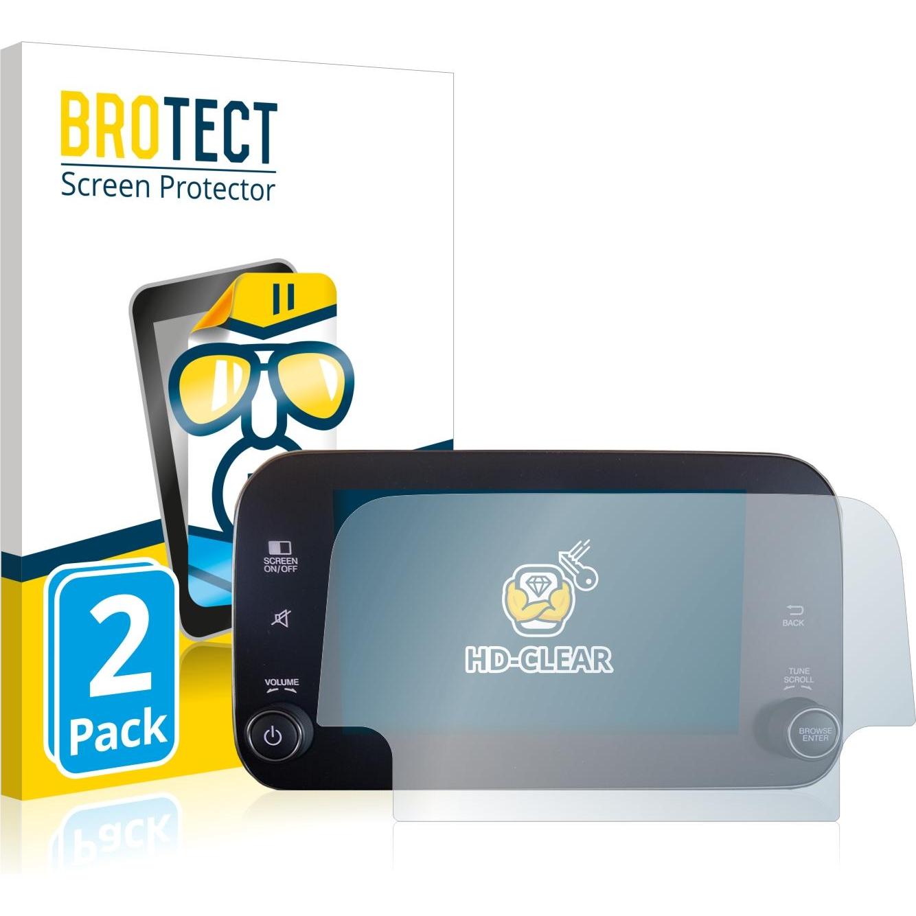 BROTECT, Fahrzeug Navigation Zubehör, Schutzfolie Displayschutz Klar