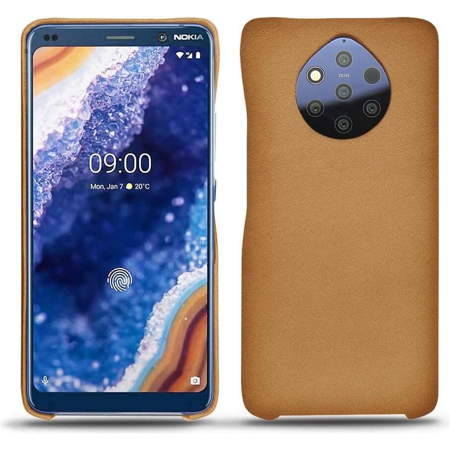 Thumbnail - Noreve Lederschutzhülle (Nokia 9 PureView), Smartphone Hülle, Braun
