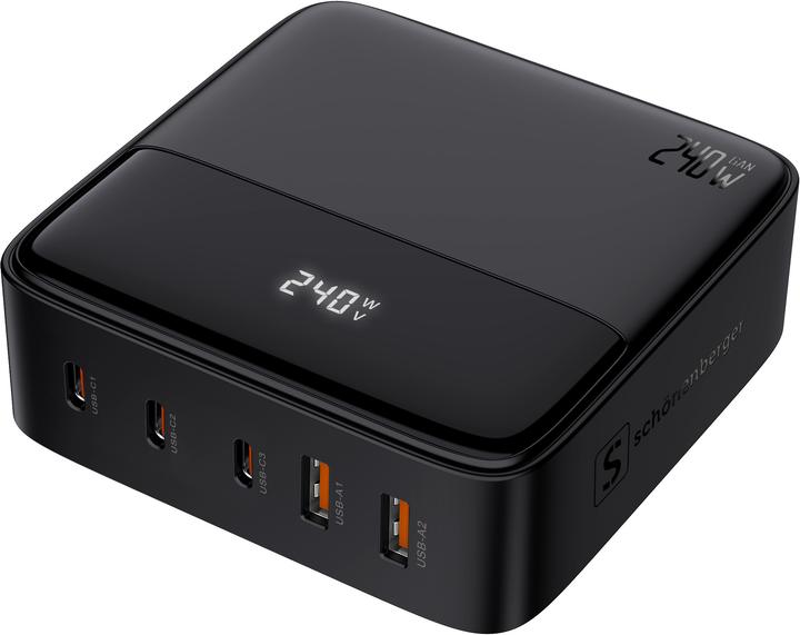 Produktbild Schönenberger 240W GaN Desktop USB-Charger (240 W)