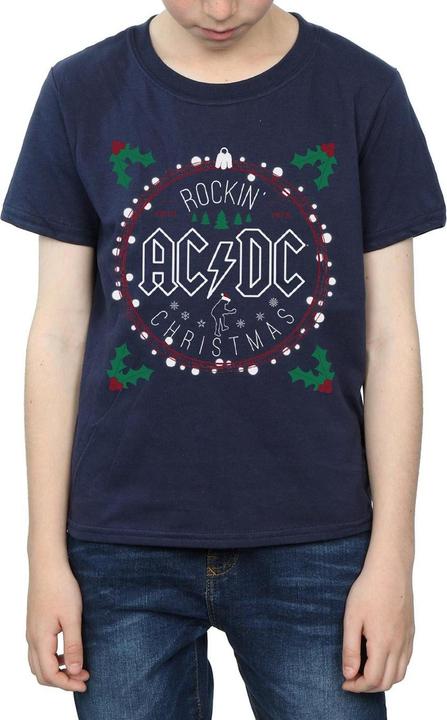 Produktbild AC/DC Jungen Weihnachten Kreis TShirt (128)