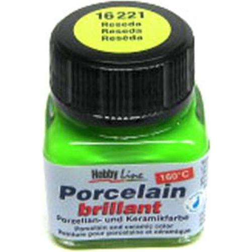 Kreul, Künstlerfarbe + Bastelfarbe, Glass & Porcelain Classic, Porzellan- und Glasfarbe (Maigrün, 20 ml)