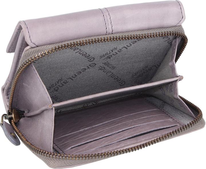 Actual product image Greenland Nature Nature Soft wallet RFID leather 13 cm