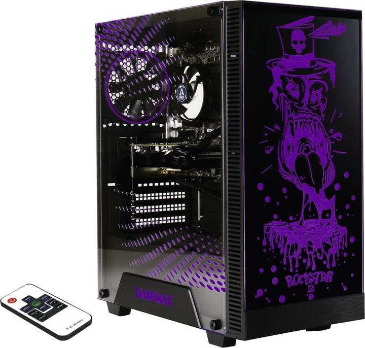 Actual product image Hyrican Rockstar 7396 R5-7600X3D 32GB/1TB SSD RTX 4060 Win11 (1000 GB, 32 GB, AMD Ryzen 5 7600X3D, GeForce RTX 4060)