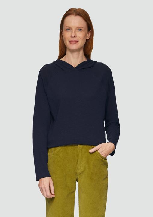 Produktbild S.Oliver T-Shirt Weiches Jerseyshirt mit Flammgarnstruktur (40)