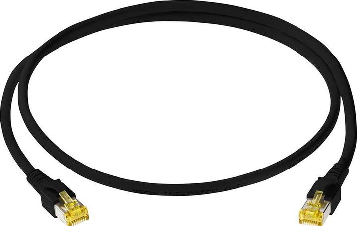 Actual product image Leoni RJ45 cable, S/FTP, 10Gbps, CAT6a, RJ45 connector / RJ45 connector, 2m (S/FTP, CAT6a, 0.22 m)