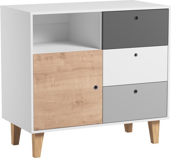 Image du produit Petits-Meubles Lit bébé évolutif et Commode à langer Vox Concept Bois (70 x 140 cm)