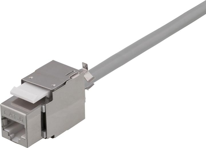 Produktbild Deltaco Cat6 shielded Keystone jack LSA/110 termination plastic 180