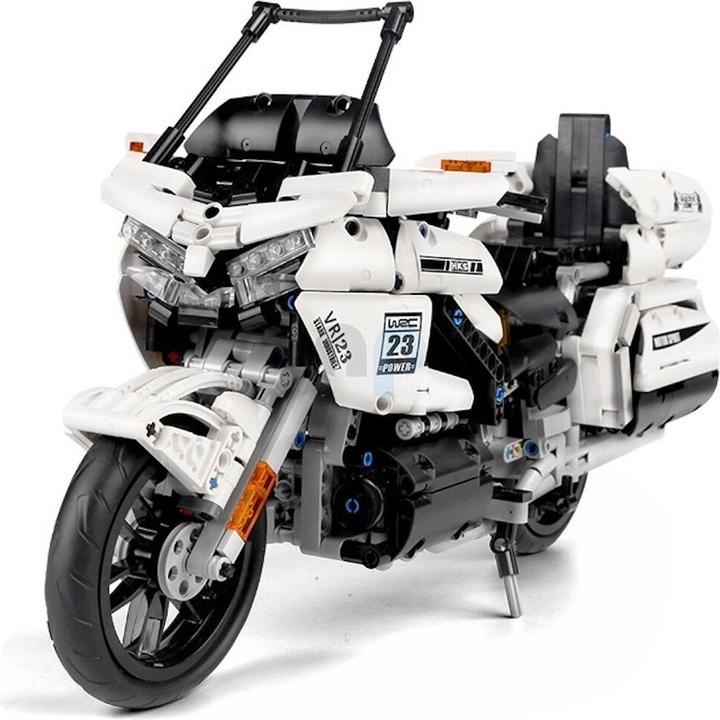 Actual product image Mould King 23001 - Gold Wing Motorcycle (1328 pieces)