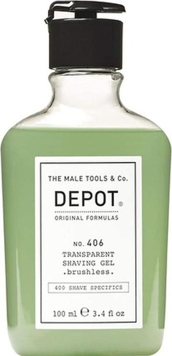Actual product image Depot No. 406 Transparent Shaving Gel Brushless (100 ml, Shaving gel)