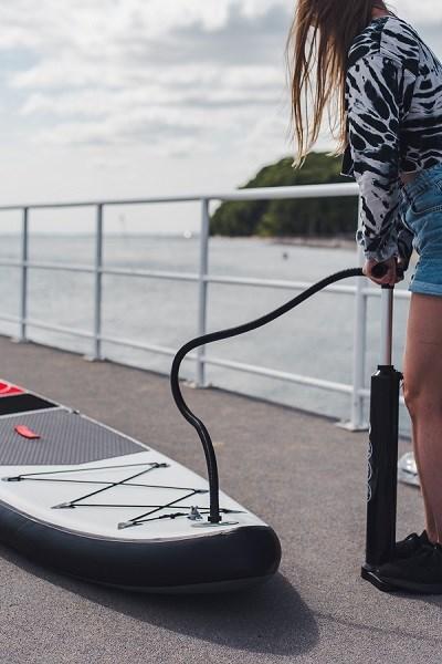 Produktbild Pure Pure2improve Stand-Up Paddle Board 4Fun Basic 320 (weiss/rot/grau, 320cm × 76cm × 15cm, 10.6kg)