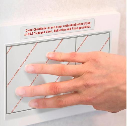 Productafbeelding Avery AVZ L8013-10 Antimicrobiële Etiketten 105x148mm transparant