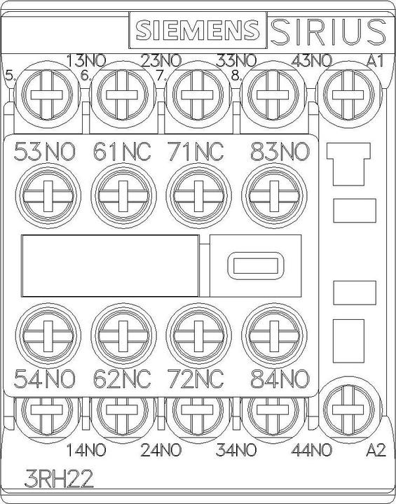Produktbild Siemens Contactor Relay,6NO+2NC,24Vdc,SZ S00